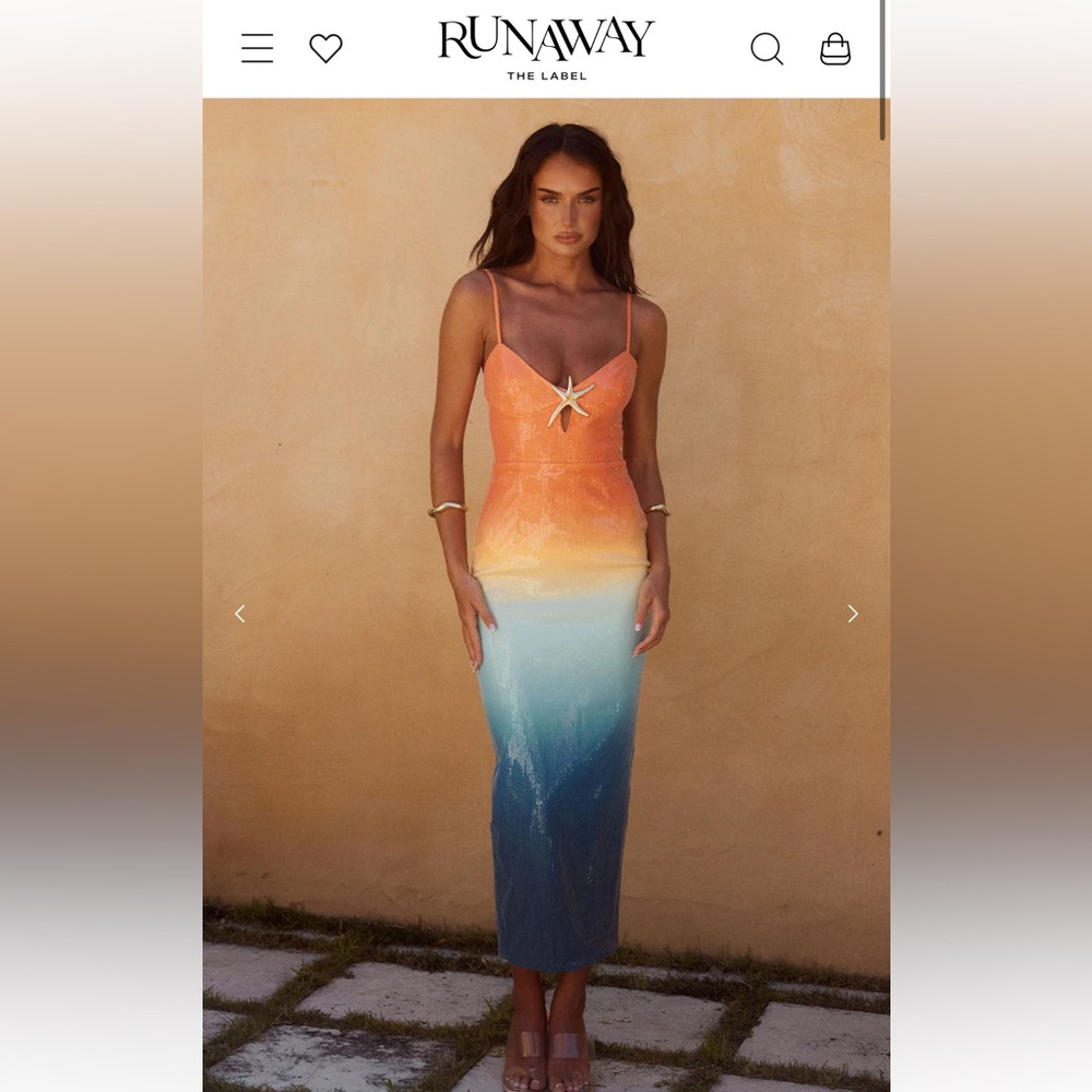 NWT Runaway The Label Benito Dress, Size Medium